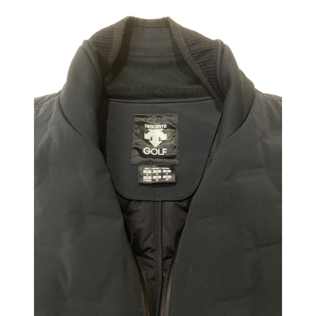 中古 メンズ デサントゴルフ DESCENTE GOLF ダウンジャケット M 黒 