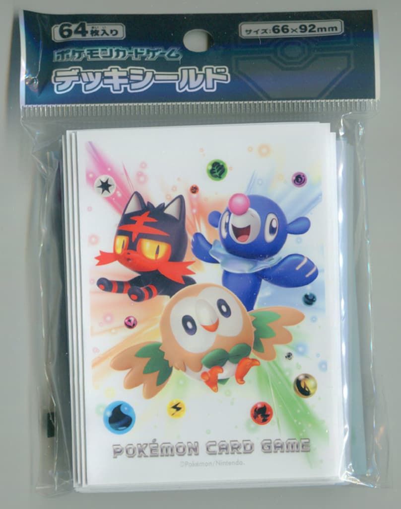 ポケモンカードゲーム デッキシールド モクロー・ニャビー・アシマリ Amazon | ポケモンカードゲーム デッキシールド モクロー