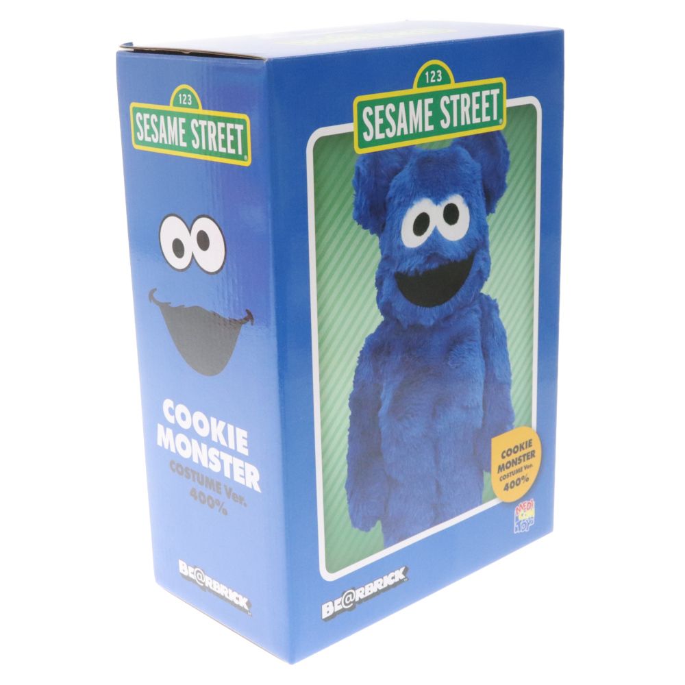 MEDICOM TOY (メディコムトイ) BE@RBRICK COOKIE MONSTER Costume Ver 400% ベアブリック  クッキーモンスター ブルー フィギュア - メルカリ