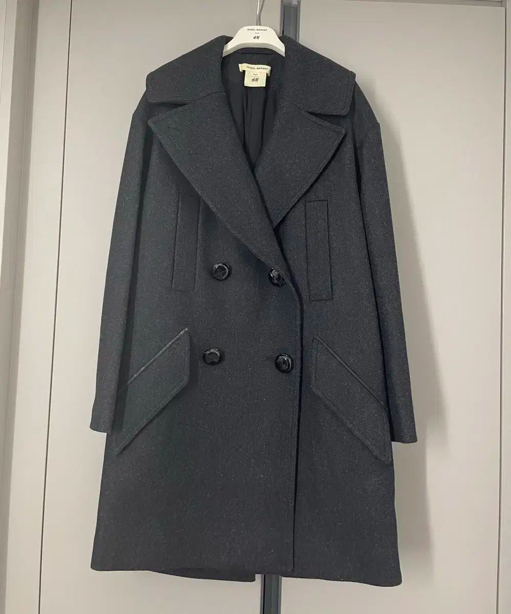 ミンミンイザベルマランÉTOILE ベージュ ロングコート ダブルボタン