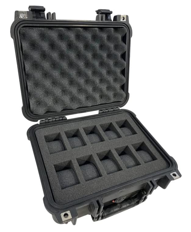 Pelican Case 1400 カスタムフォームインサート 腕時計10個用 フォームのみ