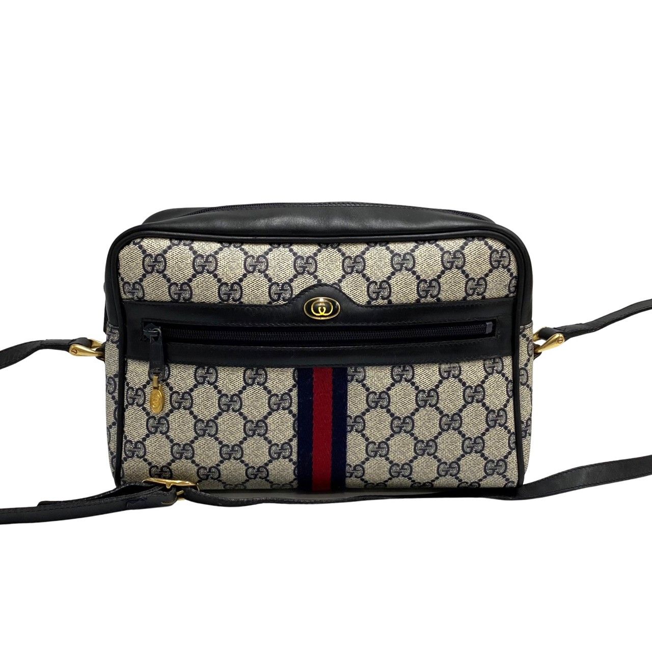 極 美品 GUCCI オールドグッチ グッチ ヴィンテージ シェリーライン GG