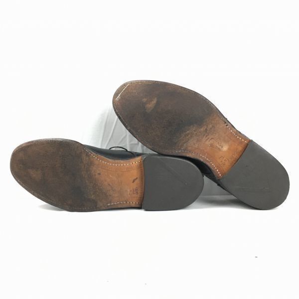 試着交換OK！Vintage 　アレンエドモンズ　Allen Edomonds　Sanford　キャップトゥ　ビジネスシューズ〈黒/BLACK/ブラック〉size10B/メンズ//men's 菅NO.WZG-82 試着交換OK！Vintage アレンエドモンズ Allen Edomonds Sanford