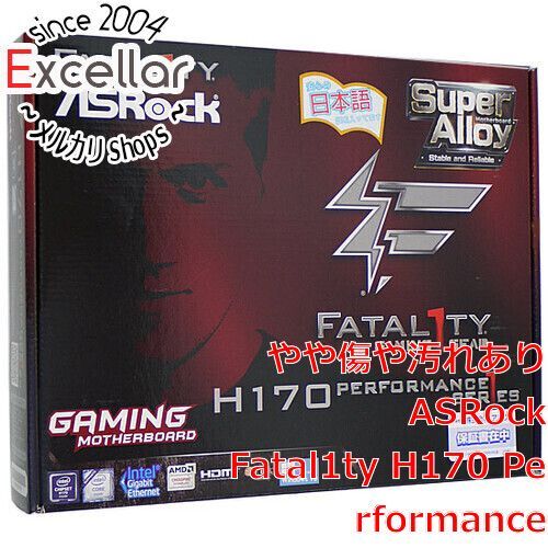 [bn:8] ASRock ATXマザボ　Fatal1ty H170 Performance　LGA1151 元箱あり