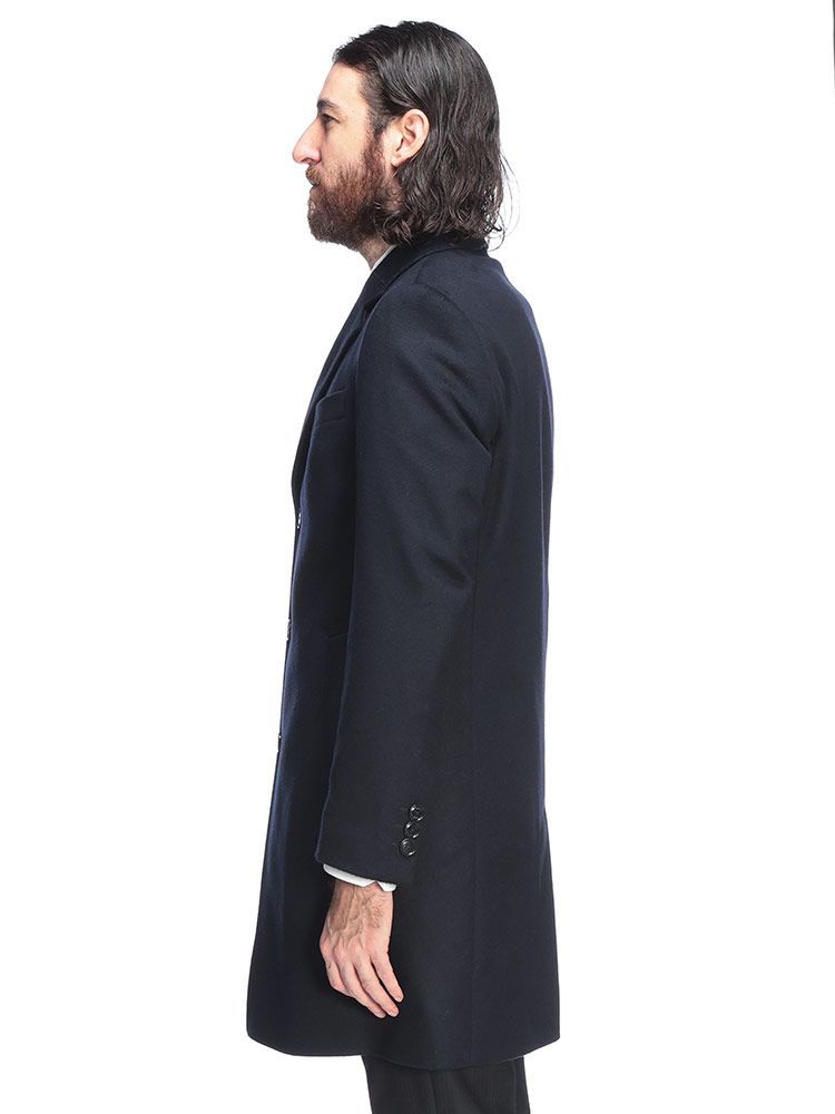 HUGO BOSS ヒューゴボス カシミヤ混 シングル チェスターコート