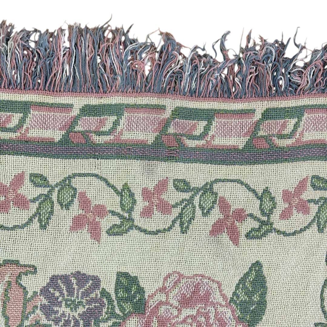 小売 vintageラグ カーペット 90s フラワー エレガント 1882 vintage