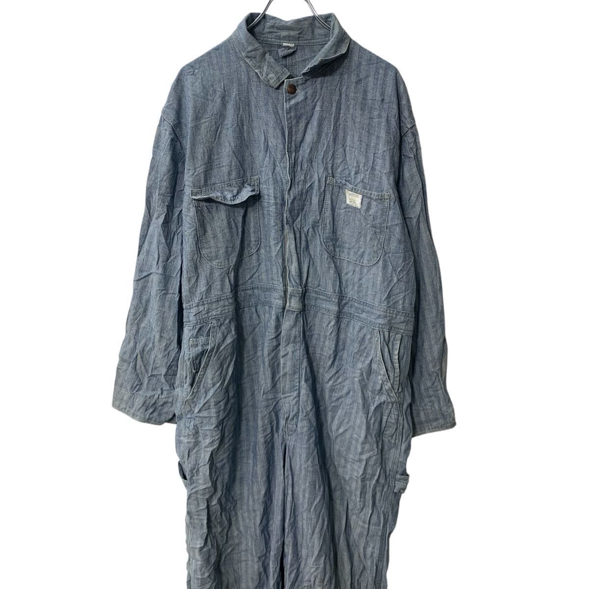 snap-onデニムつなぎ Snap-on ダークデニム ツナギ