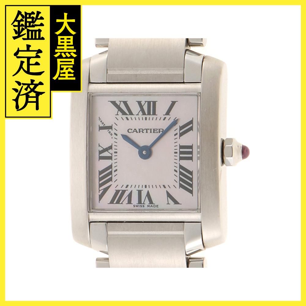 Cartier カルティエ タンクフランセーズＳＭ ピンクシェル W51028Q3 3217 クォーツ ステンレス【430】2120000277054  - メルカリ