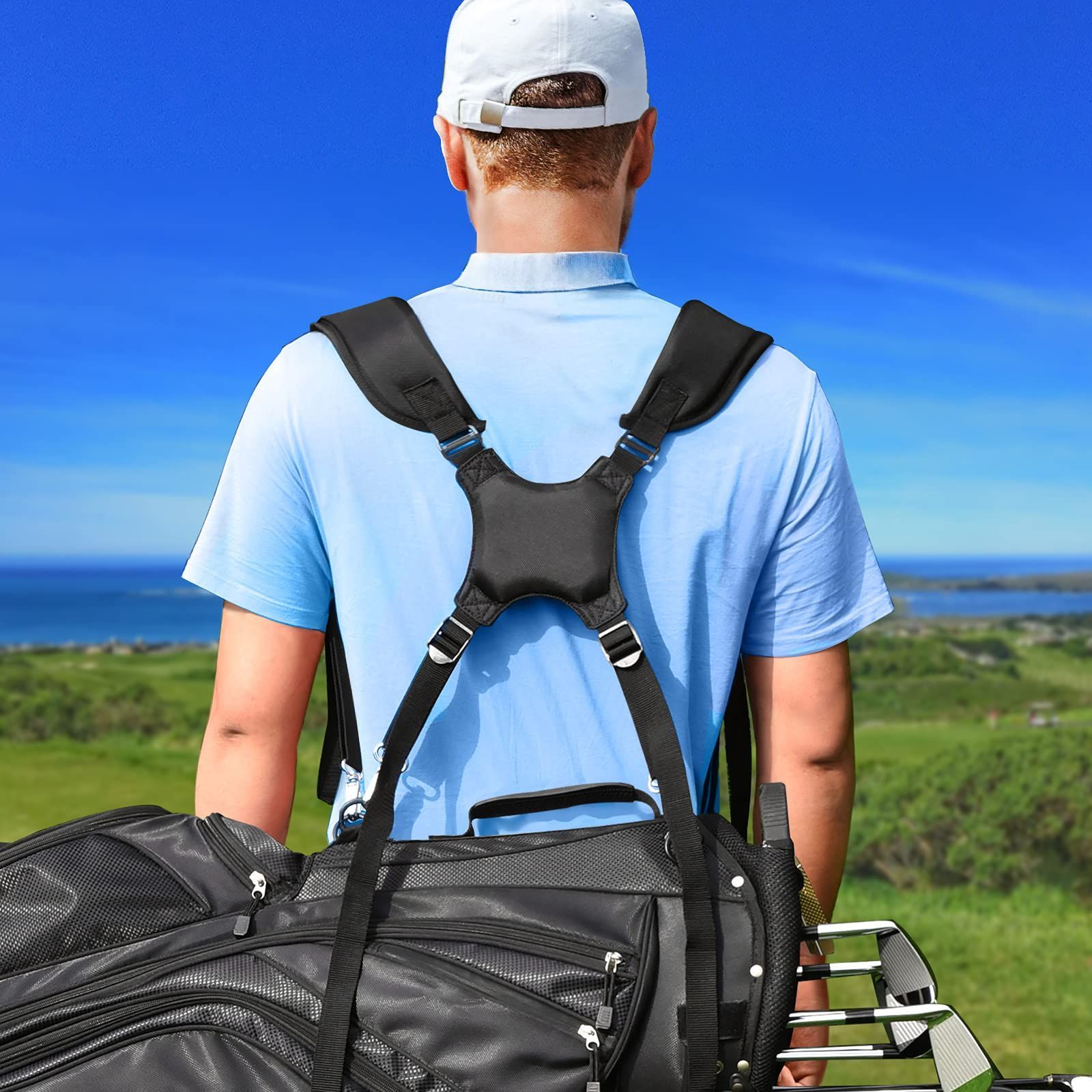 特売】[Craftsman] ゴルフショルダーベルト キャディバッグ専用