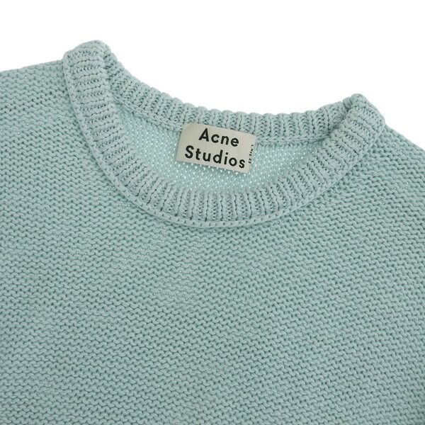 アクネスタジオ Acne Studios コットン クルーネック 七分袖 ニット  