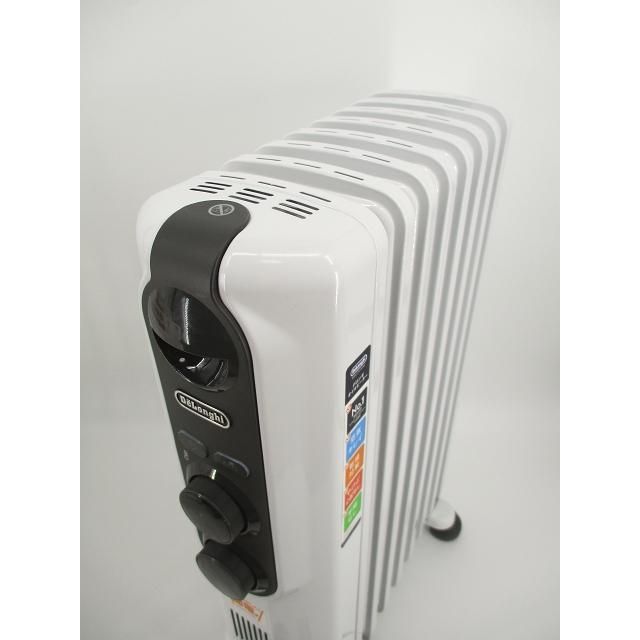 アウトレット 展示♥ デロンギ DeLonghi アミカルド オイルヒーター 新L字型フラットフィン ピュアホワイト×ダークグレイ 8~10畳用 RHJ35M0812-DG WWW_KANDAIZUMI_COM