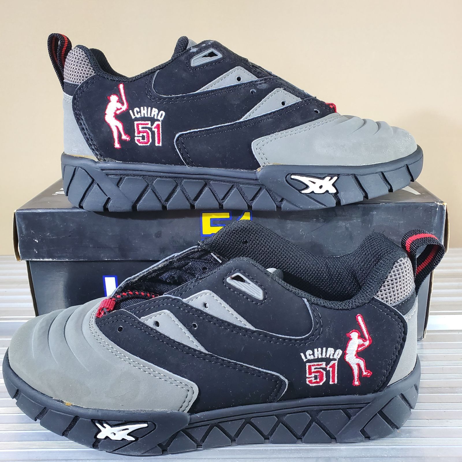 超希少コレクターズアイテム！】90s ORIX公認！イチロー×asics