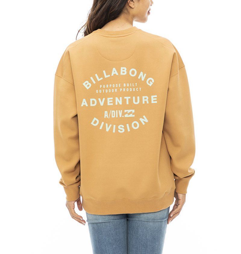 【SALE】2023秋冬 新品【BILLABONG/ビラボン】【A/Div.】 ADIV WARM SWEAT CREW 撥水トレーナー CML レディース BD014-010