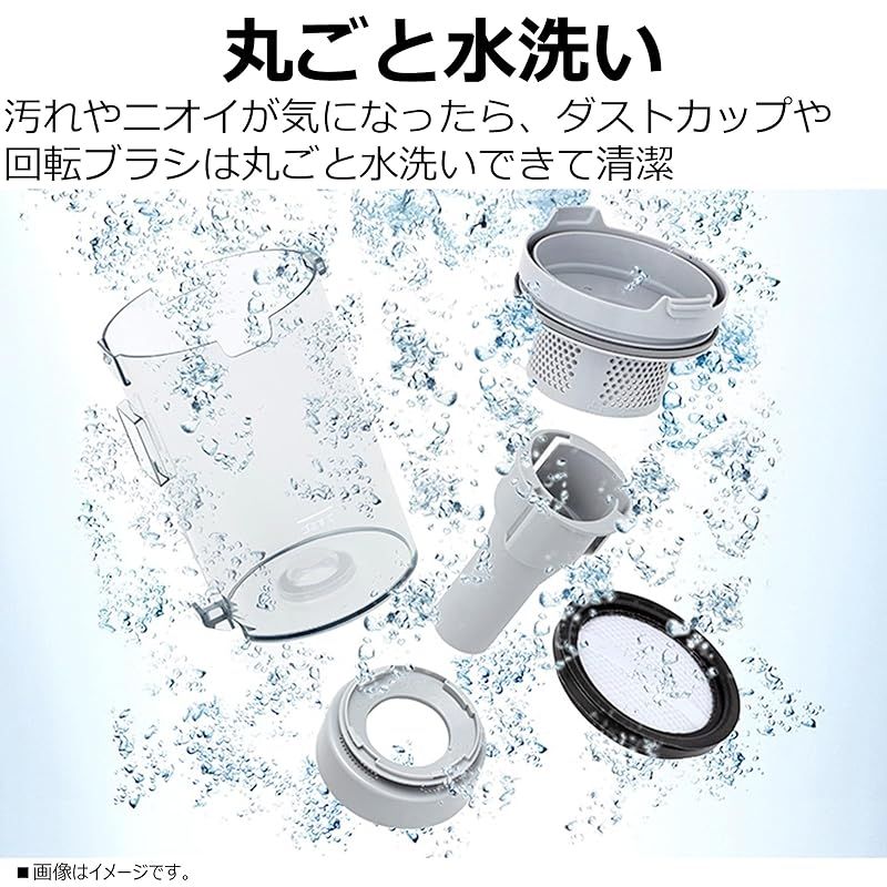 TOSHIBA 東芝 掃除機 コードレス スティック掃除機 一人暮らし 軽量 お手入れ簡単トルネオ VC-CL21Z-W 標準質量2.2Kg 0 WWW_MEBLE-SODAR_PL