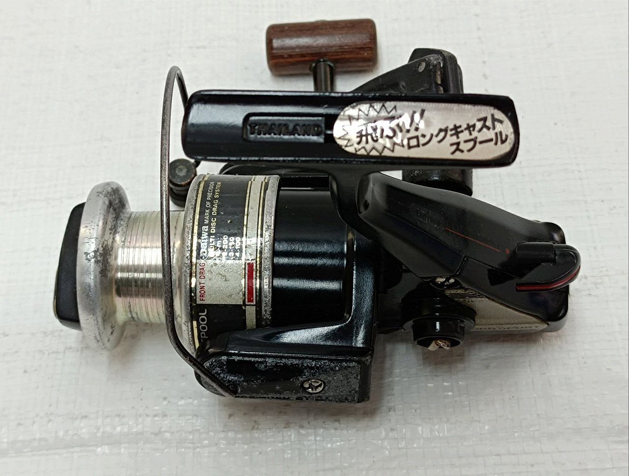 オールドスピニングリール ダイワ LONG SPORT GS750M 動作品