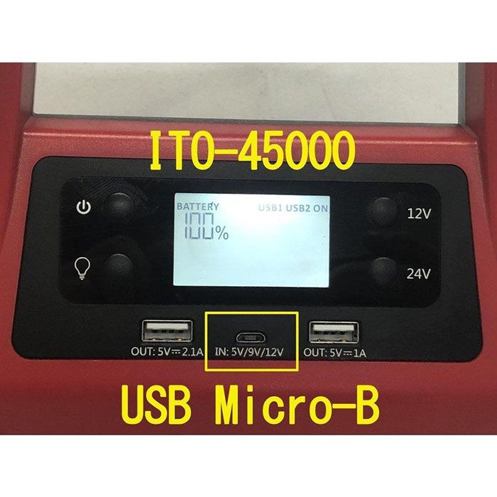 只今 タイムセール中！】 ITO 45000 用 急速 充電器 USB Micro-B 高速充電規格 QC3.0 AC100V USBケーブル付  補修部品 88ハウス ジャンプスターター 用 L1605 88HOUSE 88ハウス ハチハチハウス - メルカリ