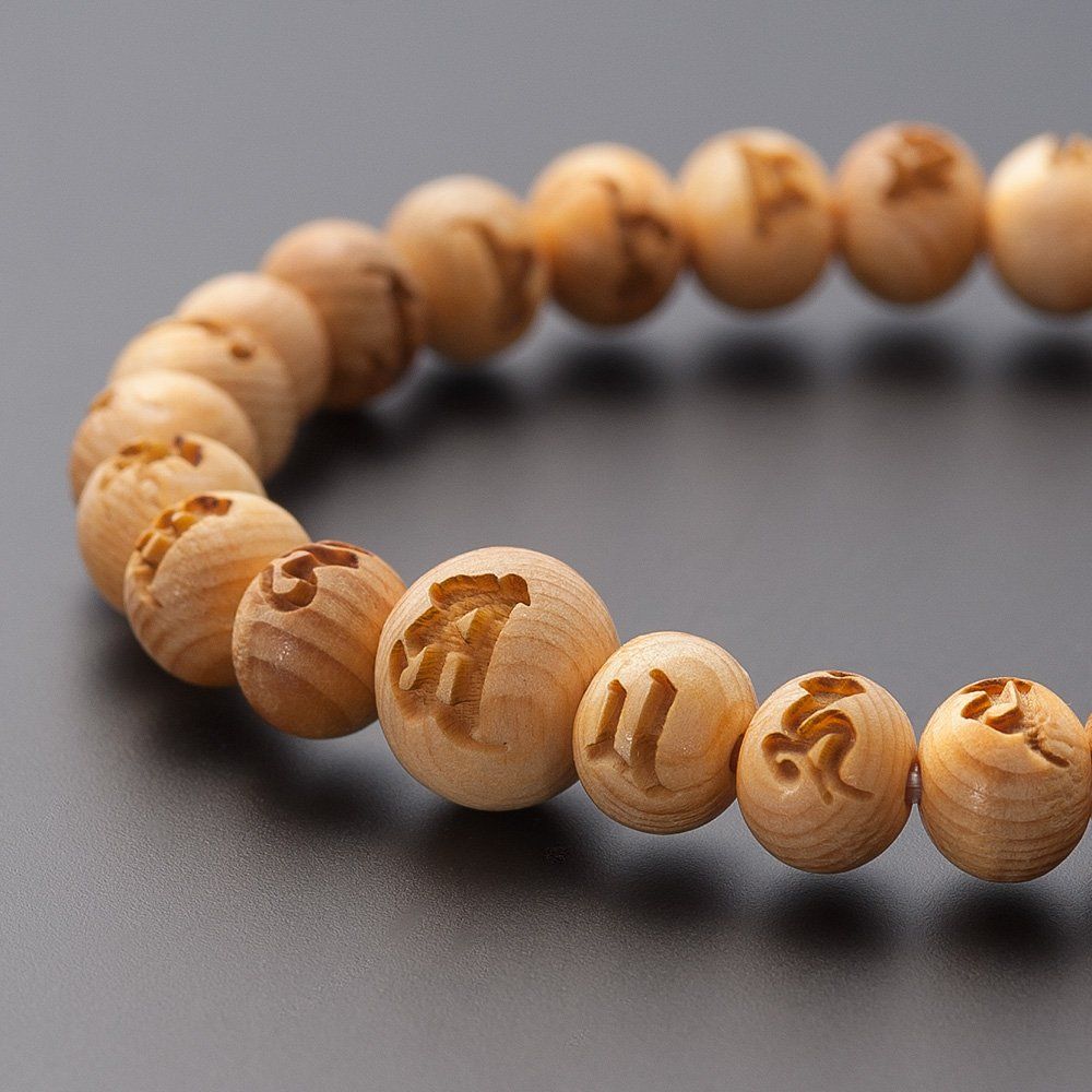 仏壇屋 滝田商店 腕輪念珠 数珠 ブレスレット 極上 伽羅（きゃら） 8mm