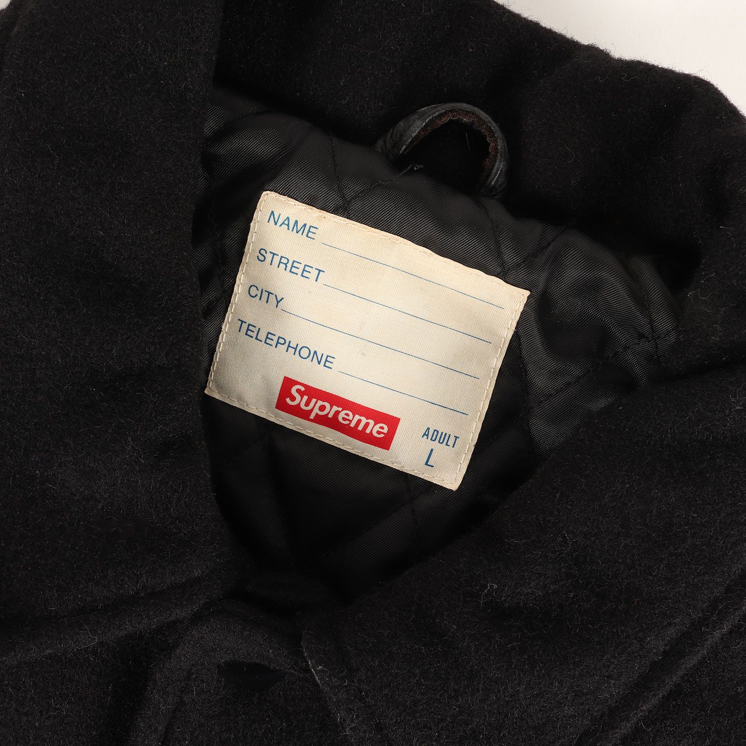 Supreme シュプリーム ジャケット ブラック 黒 サイズ:L | アーチロゴ 