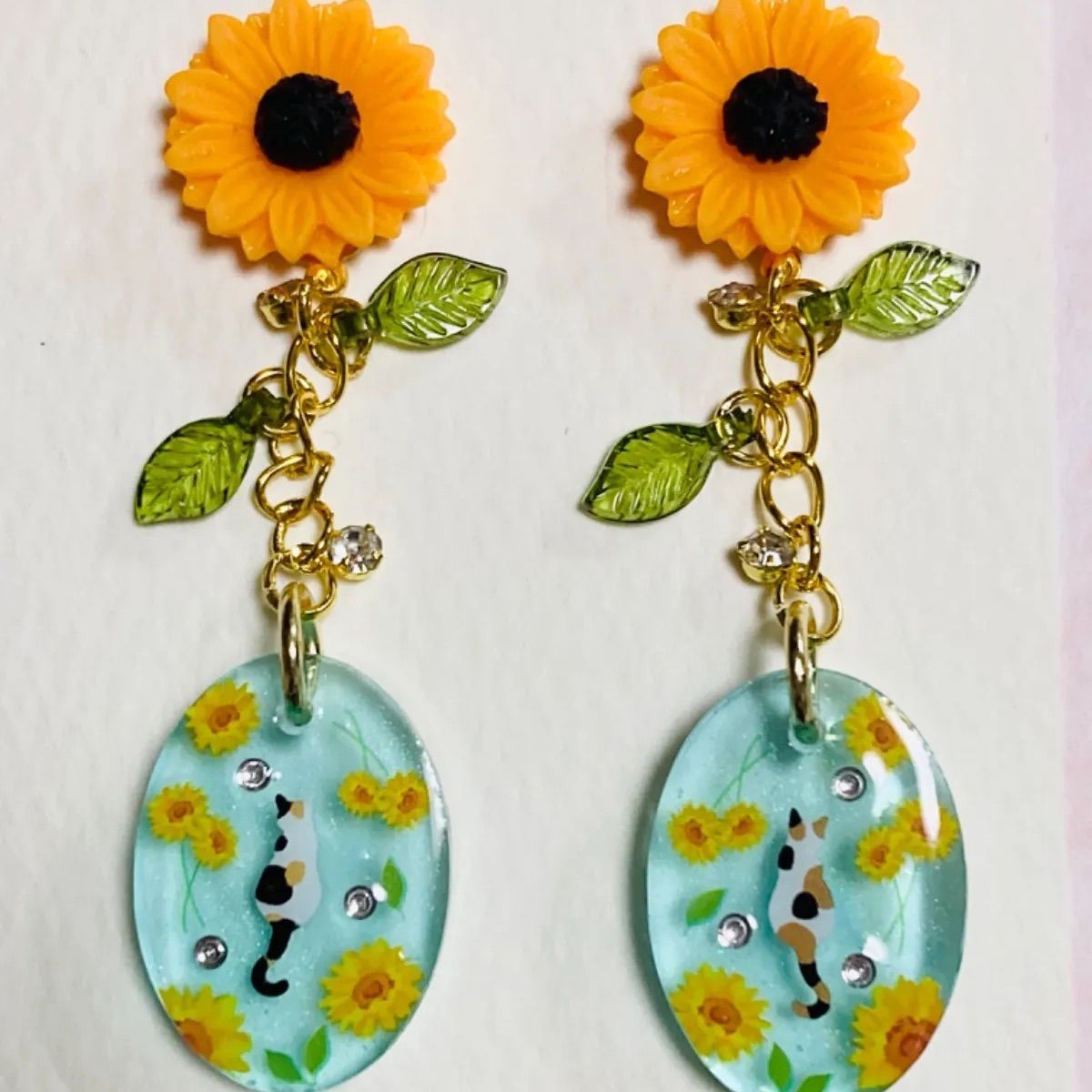ひまわりちゃん♡」ハンドメイド イヤリング 【公式通販】