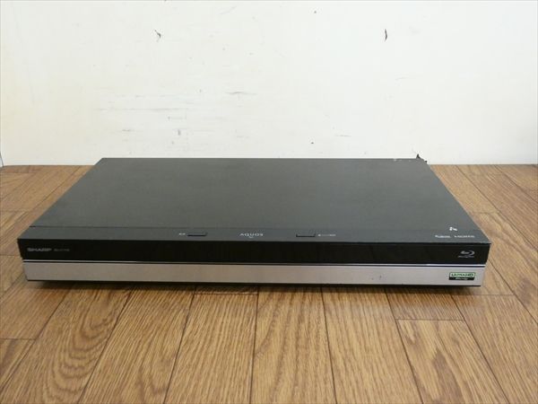 動作品 BD-UT1100 リモコン付 シャープ BDレコーダー 3番組同時録画 1TB