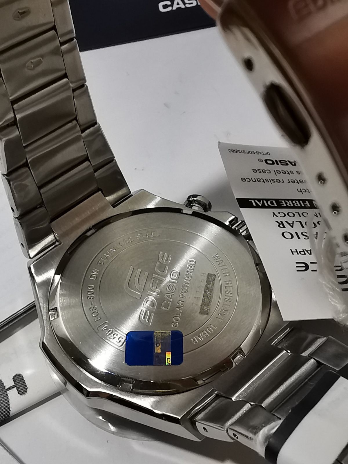 CASIO EDIFICE エディフィス 腕時計 EQS-800 ソーラー クロノグラフ 