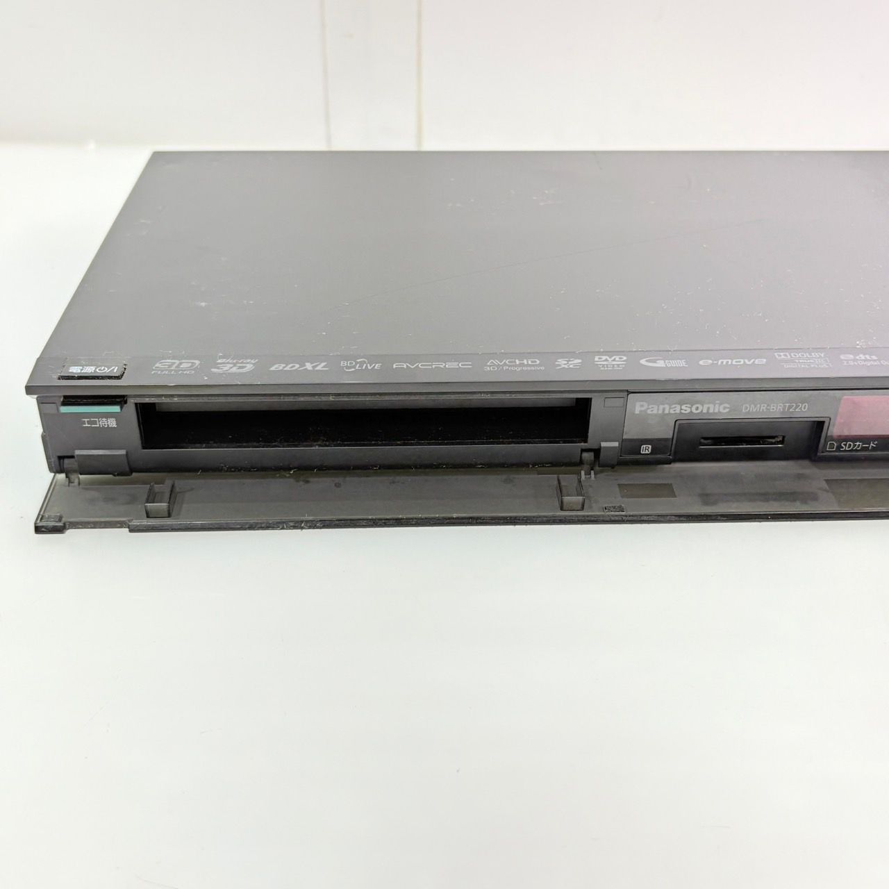 【美品】Panasonic DMR-BRT220 DVDレコーダー DMR-BRT220-K DIGA Panasonic パナソニック レコーダー