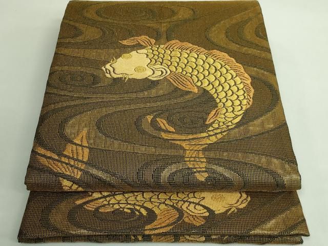 平和屋本店□極上 創業280年 誉田屋源兵衛 六通柄袋帯 田村