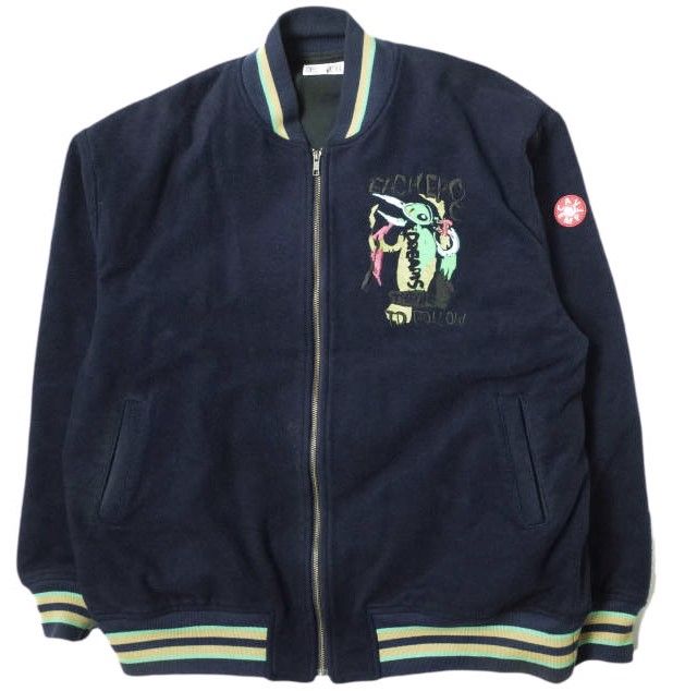 CAV EMPT ジップアップジャケット ネイビー