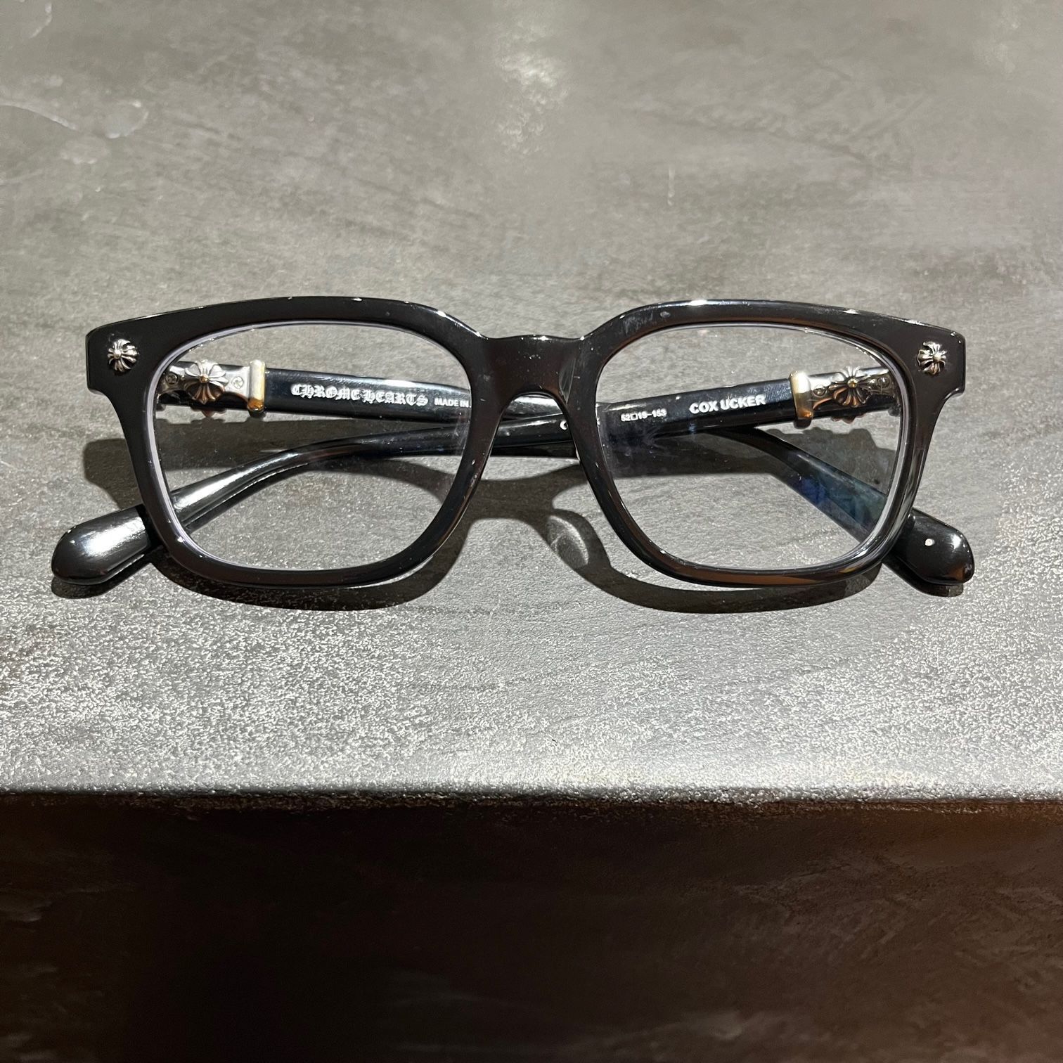 定価152900円 国内正規 美品 CHROME HEARTS COX UCKER クロス 眼鏡