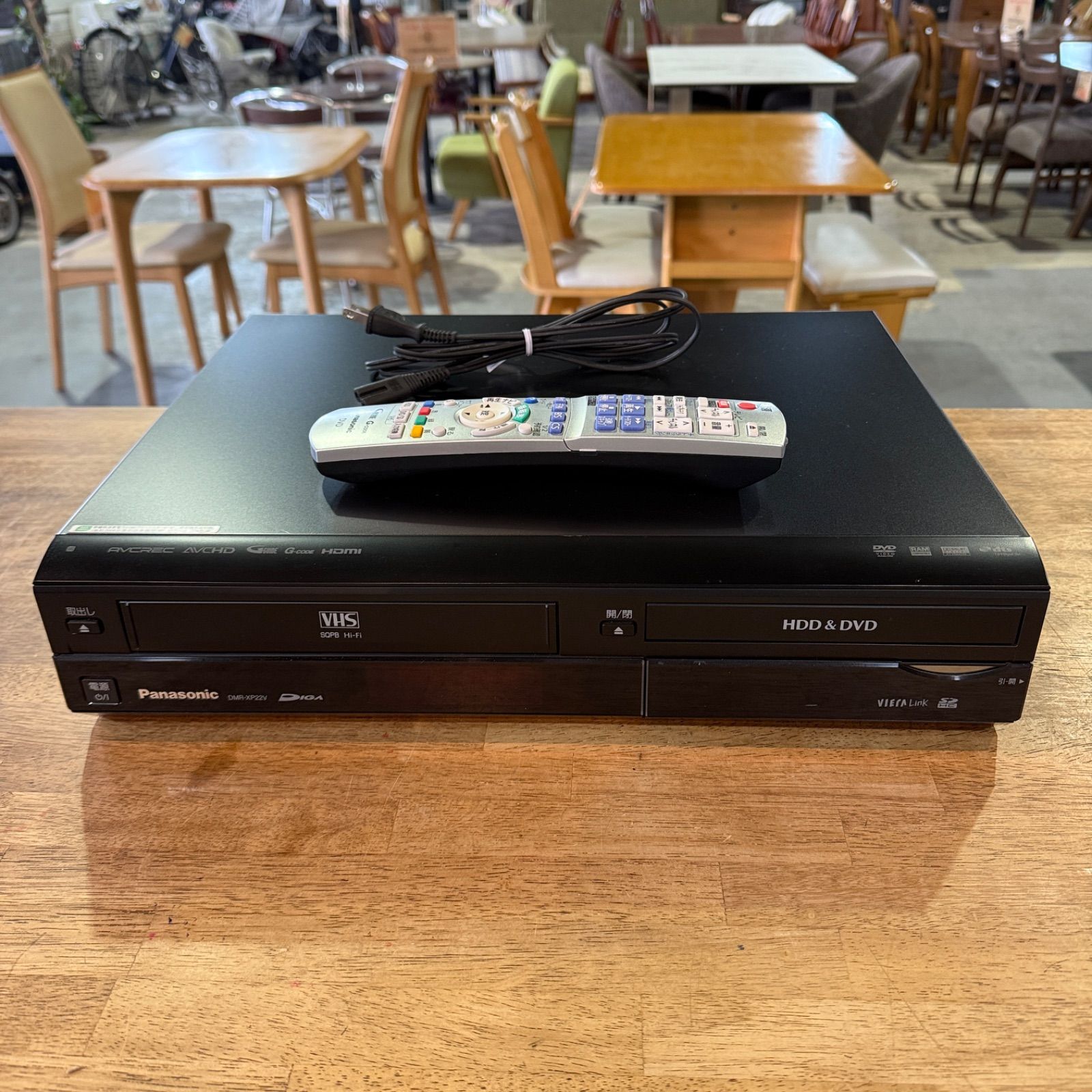 Panasonic DMR-XP22V HDD搭載VHS一体型 DVDレコーダー ジャンク品