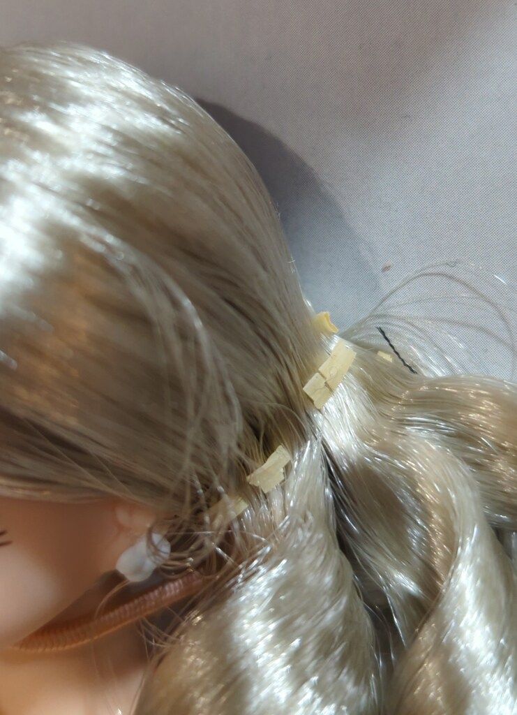 リトルファクトリー リカちゃんキャッスル ジェニー シルバー ツイン縦ロール No.25064