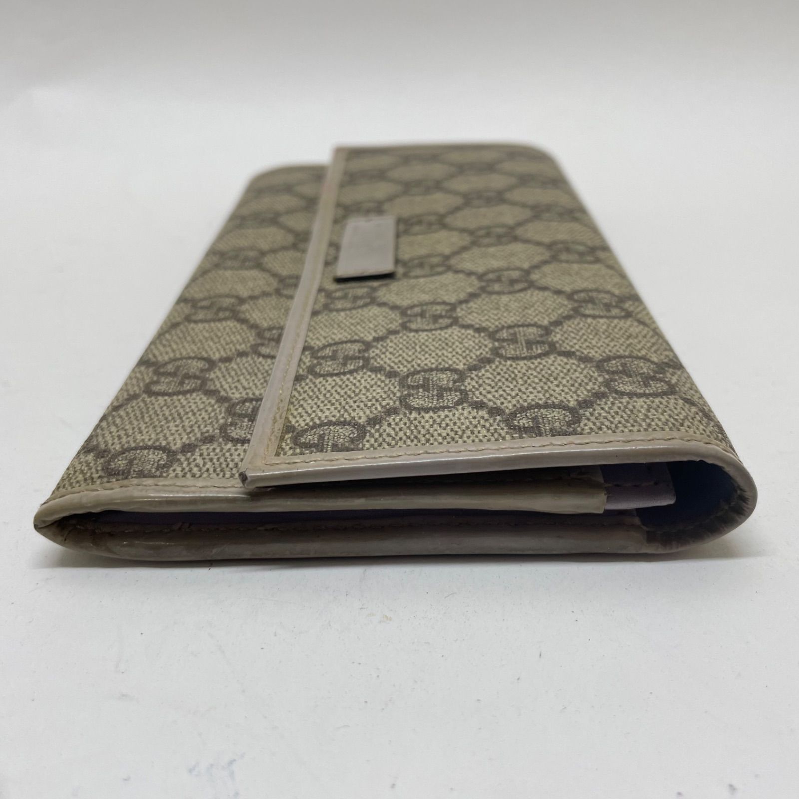 1395 GUCCI グッチ 長財布 GG スプリーム ヴィンテージ PVC