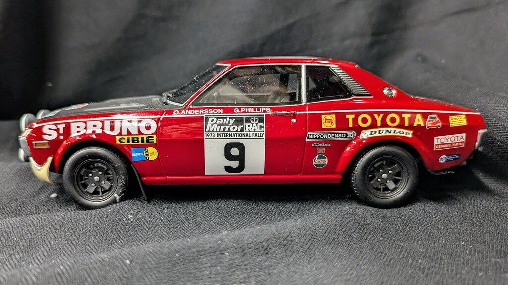 OttO mobile 1/18 トヨタ セリカ 1600GT TA22 RAC 1973 (レッド