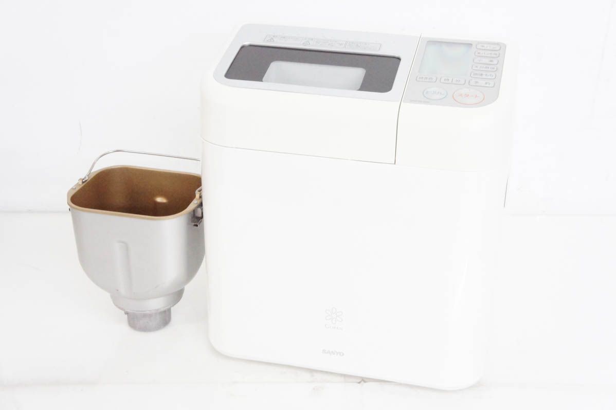 SANYO ライスブレッドクッカー Gopan Amazon | SANYO ライスブレッドクッカー Gopan プレミアムホワイト SPM