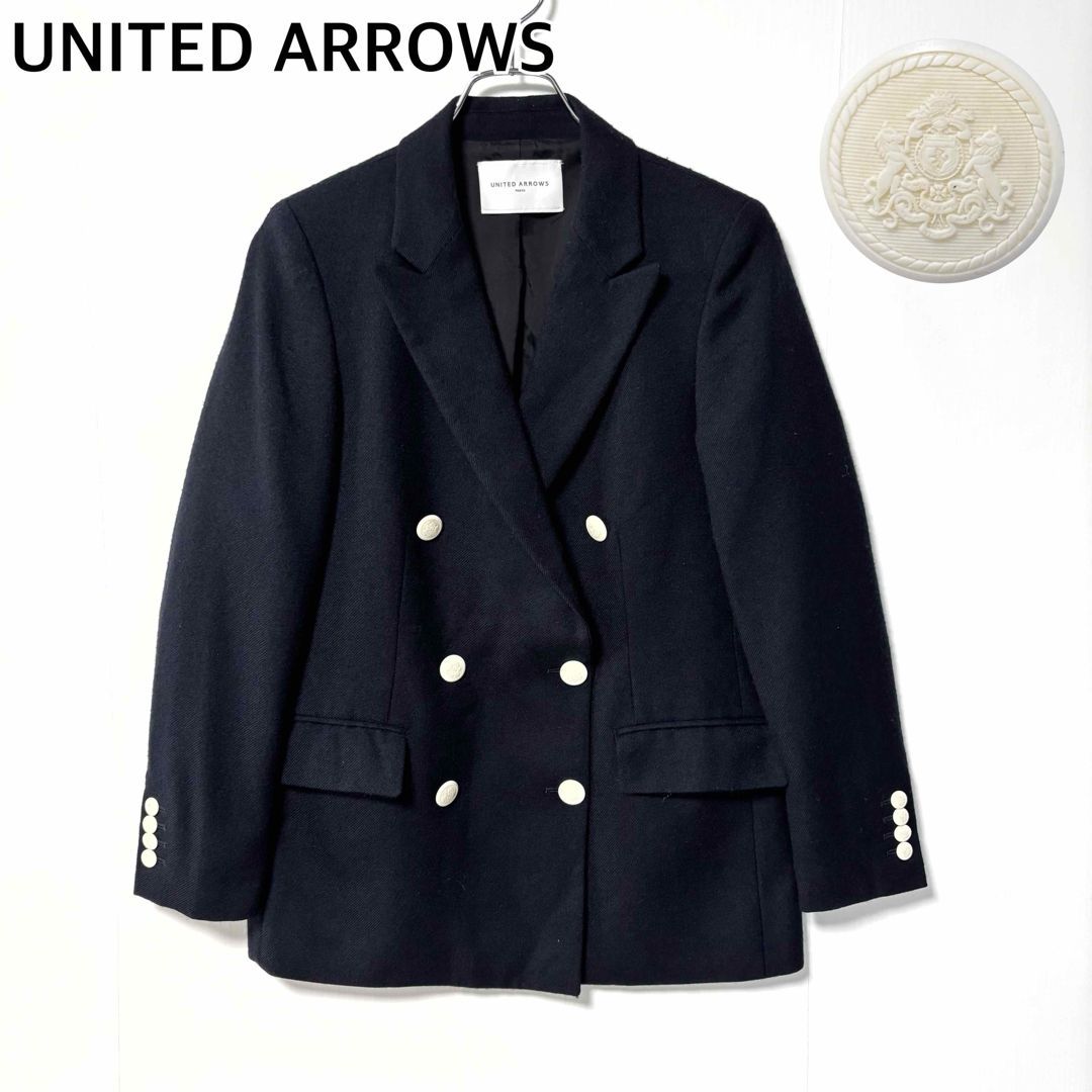 ✨48 美品✨ UNITED ARROWS 紺ブレ テーラードジャケット 新品タグ付】UNITED ARROWS テーラードジャケット 48 NAVY - メルカリ