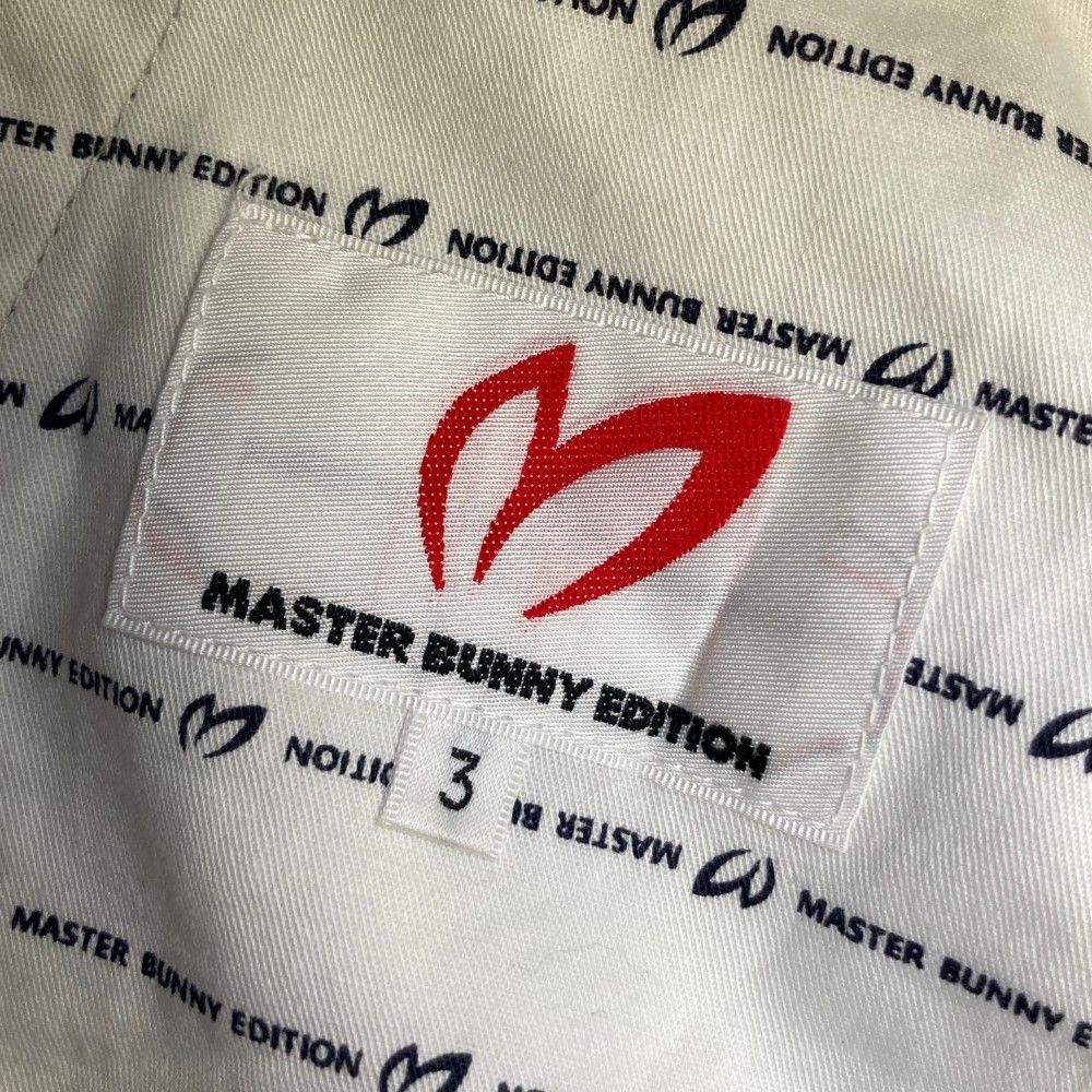 サイズ：3 MASTER BUNNY EDITION マスターバニーエディション  パンツ 千鳥 ブラウン系 [240101453558] ゴルフウェア メンズ ストスト サイズ：3 MASTER BUNNY EDITION マスターバニーエディション