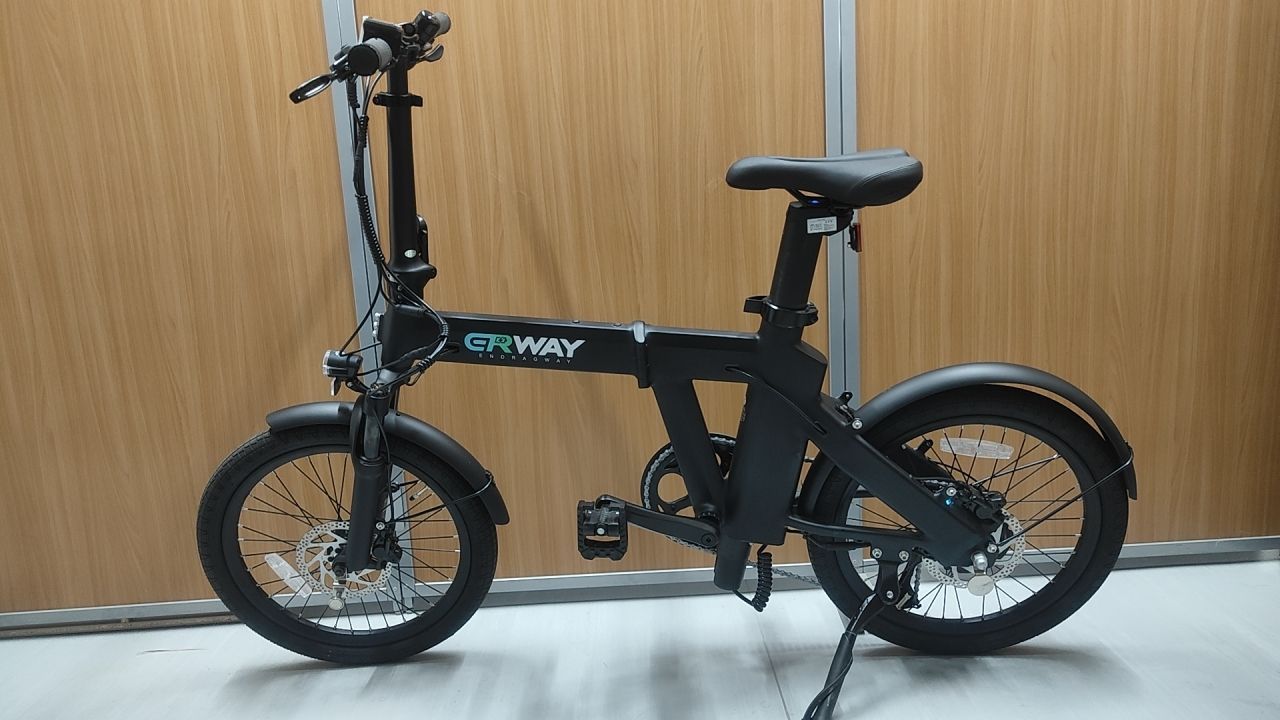 期間 5000円OFF リユース品 折りたたみ電動アシスト自転車 ERWAY A02 ブラック