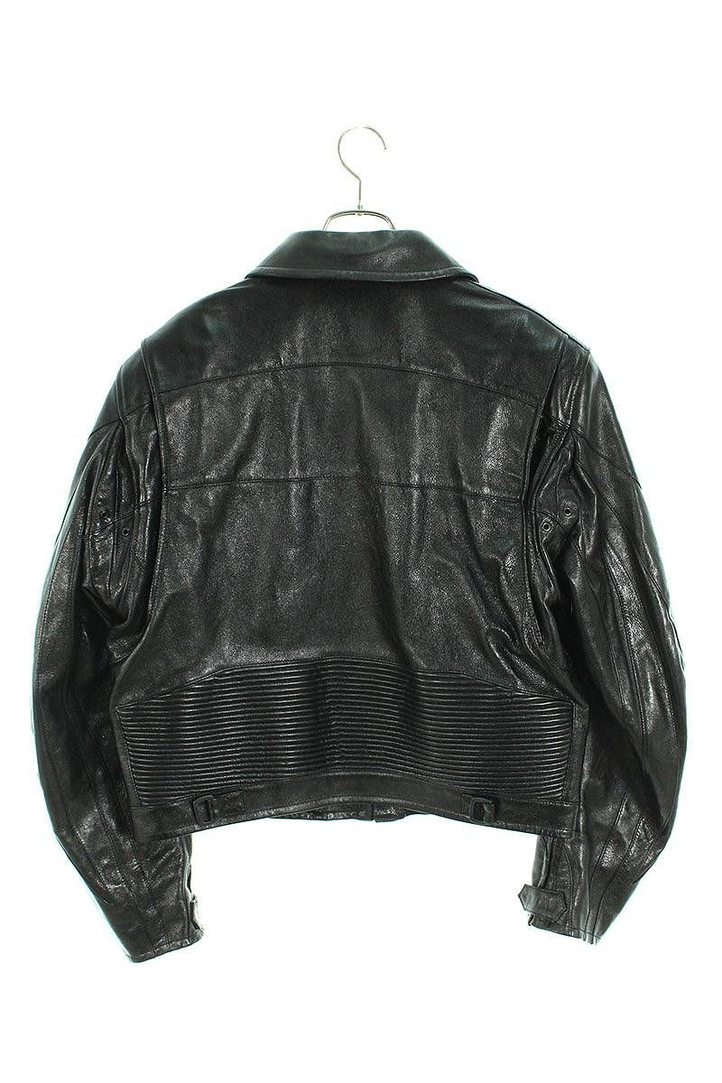 BALENCIAGA (バレンシアガ) 19AW Leather Rider Jacket フロント