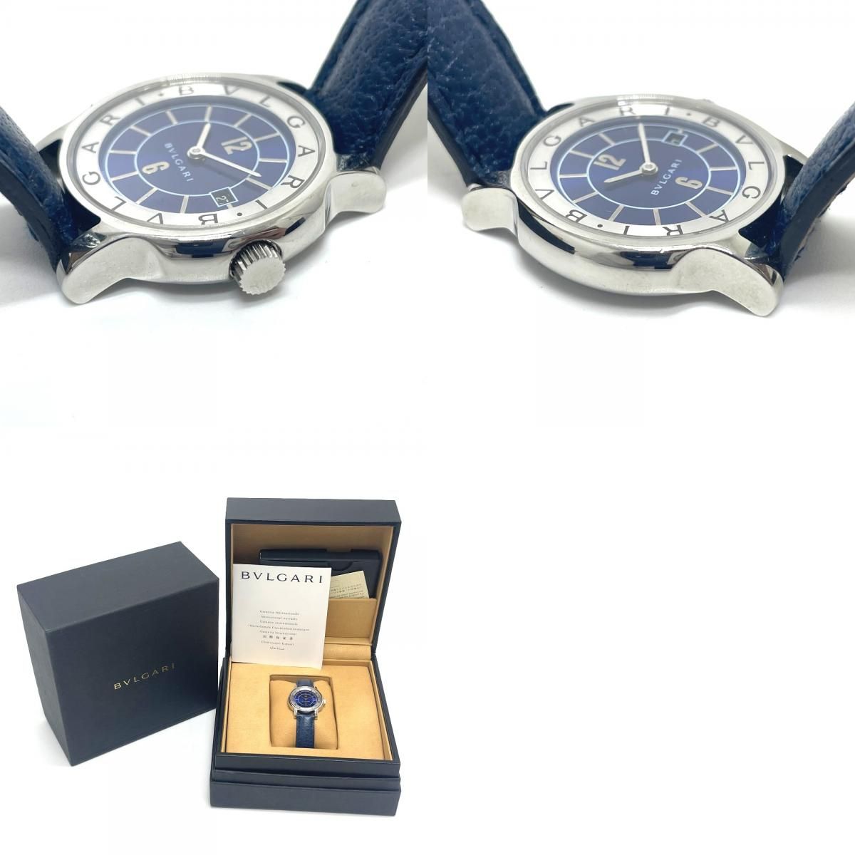 ブルガリ ST29 ソロテンポ JAL機内販売限定 クオーツ デイト 腕時計