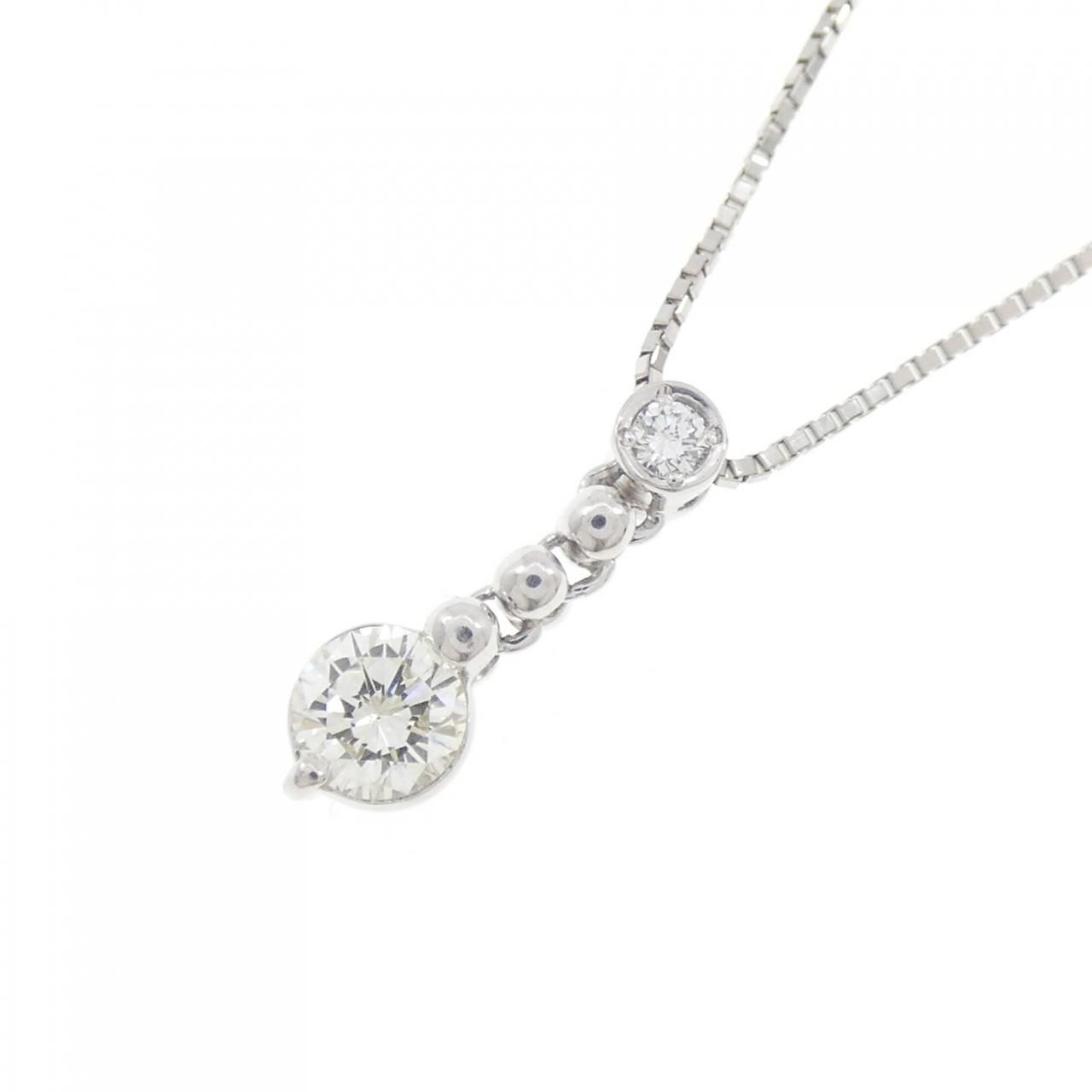 PT900/PT850 ダイヤモンド ネックレス 0.35CT - メルカリ