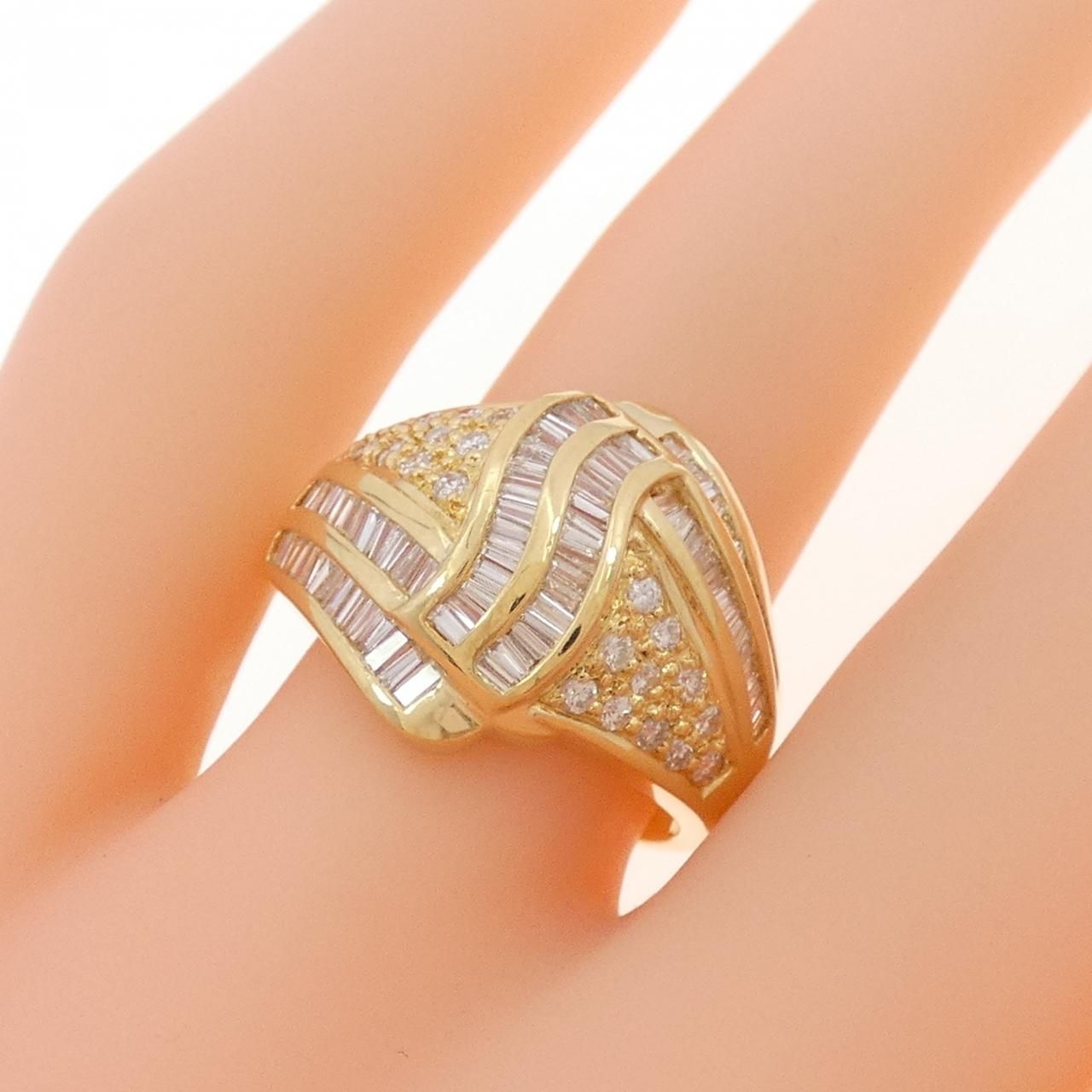 K18YG ダイヤモンド リング 1.14CT - メルカリ 