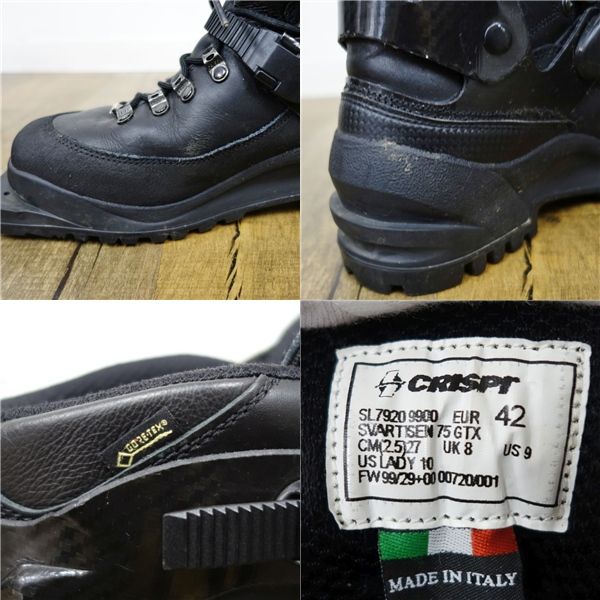 CRISPI SVARTEEN GTX 75mm 新品未使用 クリスピー CRISPI SVARTISEN GTX 75mm テレマーク スキ - メルカリ
