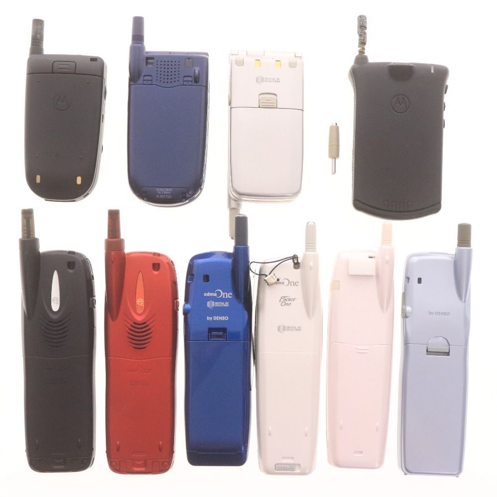 モックアップ ガラケー 10点セット IDO au cdmaOne TACS A3011SA C202DE C3001H C304SA C106ST C100M 532G 等