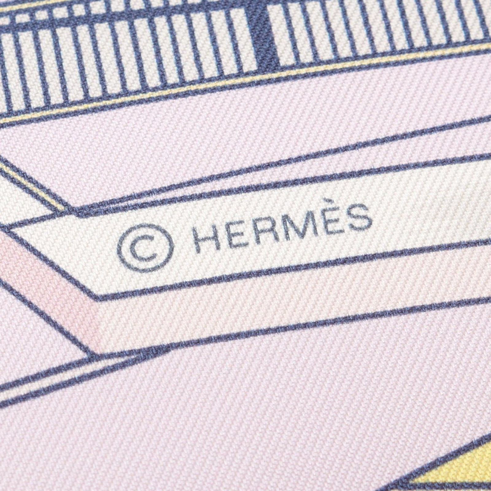 エルメス HERMES スカーフ カレ90 LES FOLIES DU CIEL シルク