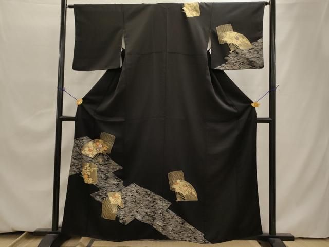 平和屋着物○中国三大刺繍 スワトウ刺繍 汕頭刺繍 総刺繍 訪問着 花絵