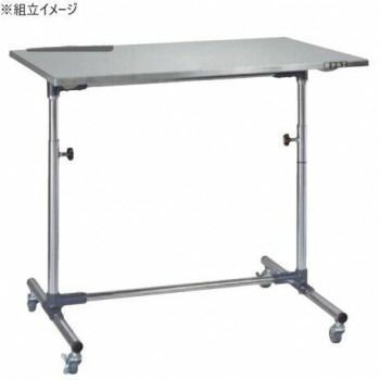 サカエ 軽量セルワーク作業台移動式 ステンレス天板 900×600×700mm CL-9060SUM