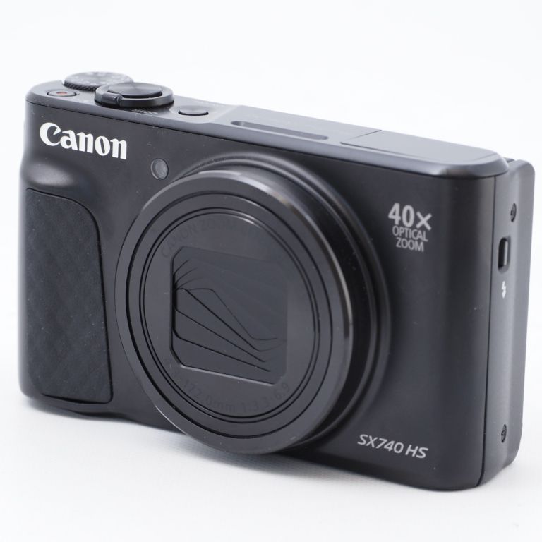 Canon コンパクトデジタルカメラ PowerShot SX740 HS ブラック 光学40