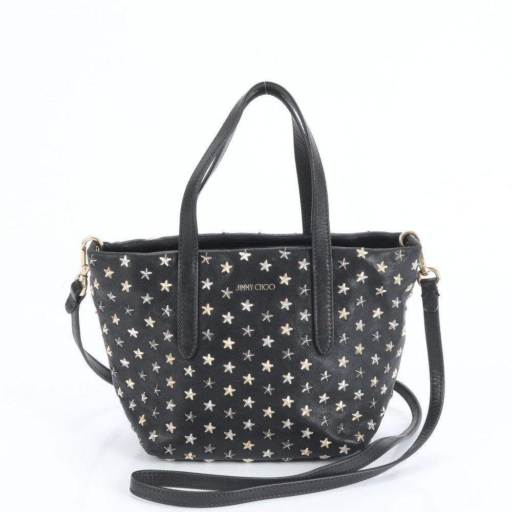 定価17万 J&M DAVIDSON トートバッグ ベル ウィズ スタッズ 黒 J＆M