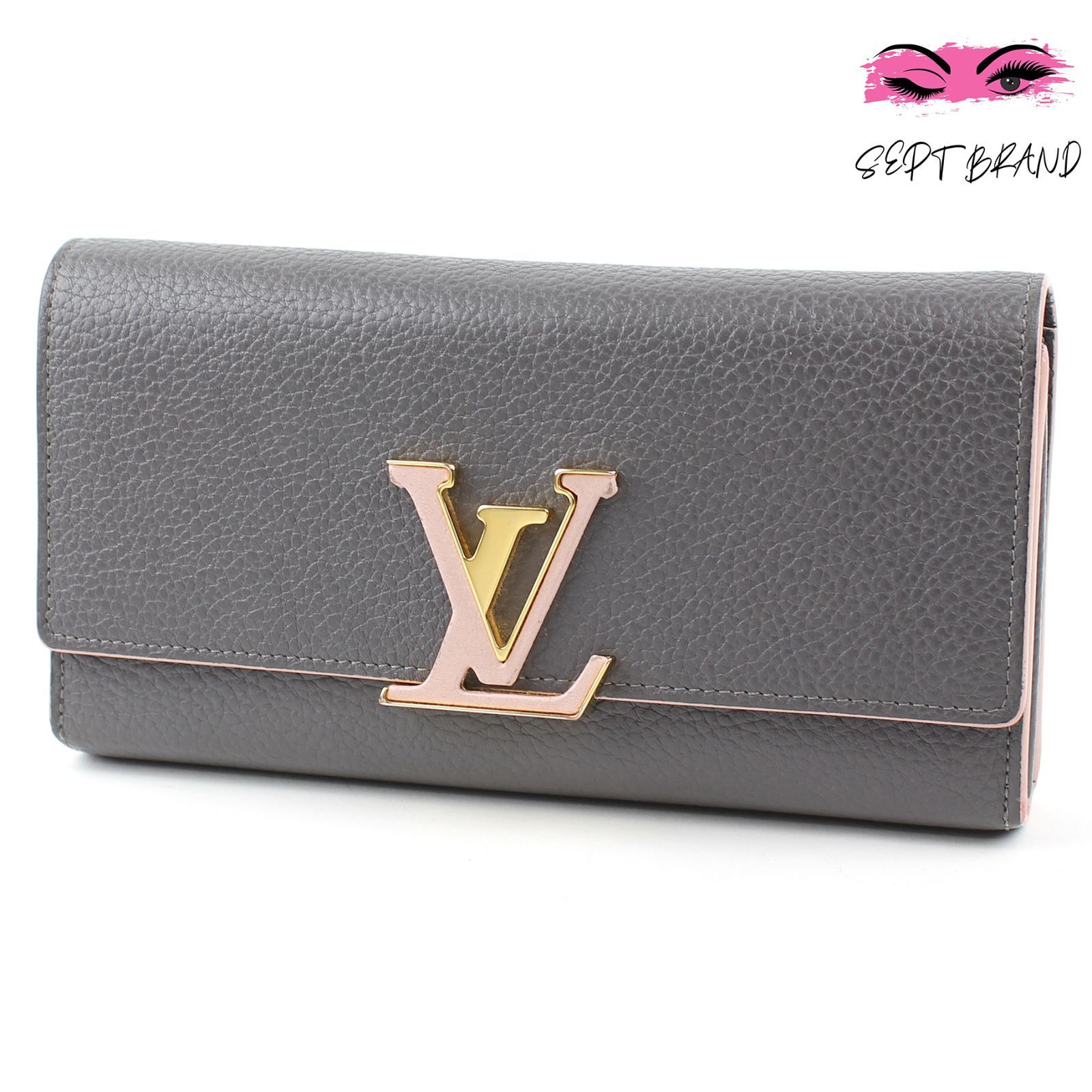 Louis Vuitton グレー 長財布 ルイ ヴィトン Louis Vuitton 長財布 メンズ LOUIS VUITTON