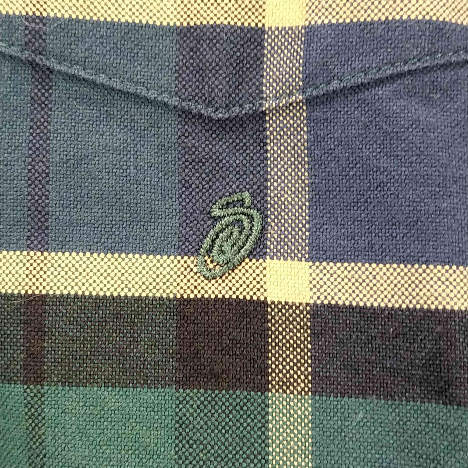 ステューシー Stussy ポルトガル製 ロゴ刺繍 チェック